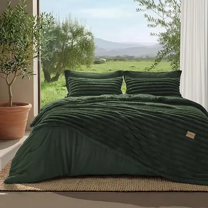 6-Piece Gentlesoft 2-in-1 Comforter Set All-Season Detachable Blanket with SnapTech